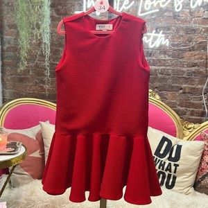 35 Helena dress red